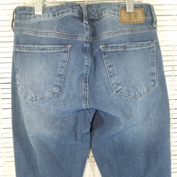 Leith Mid-rise Skinny Jeans Distressed Medium Wash - Picture 4 of 6